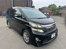 Toyota VELLFIRE ANH20 AUTO, 2014 (14) Black mpv, Automatic Petrol, 76000 miles