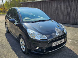 Citroen C3, 2011 (61) Black Hatchback, Manual Diesel, 84,580 miles
