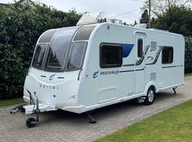 Bailey Pegasus Ancona 2017 5 Berth Caravan with Motor Movers and Fixed Bunk Beds