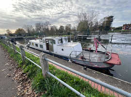 Dutch barge houseboat