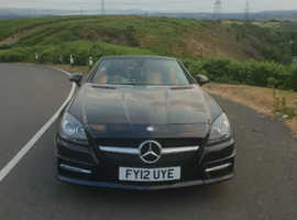 Mercedes Slk, 2012 (12) Black Convertible, Automatic Petrol, 65,363 miles