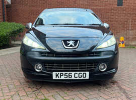 Peugeot 207, 2006 (56) Black Hatchback, Manual Diesel, 112,917 miles