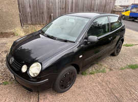Volkswagen Polo, 2003 (03) Black Hatchback, Manual Petrol, 81,425 miles