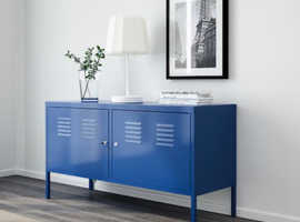 Blue ikea cabinet