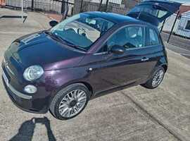 Fiat 500, 2014 (64) Purple Hatchback, Manual Petrol, 71,803 miles