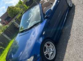 BMW 3 Series, 2005 (05) Blue Convertible, Manual Petrol, 91,310 miles
