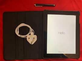 Refurbished Apple Ipad 4th Generation, with new cover, plug, charging lead and pen.