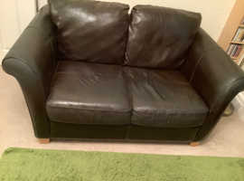 FREE. 3 piece leather chesterfield suite.  2 seater settee and 2 armchairs