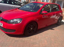 Volkswagen Golf, 2009 (09) Red Hatchback, Manual Diesel, 142,184 miles