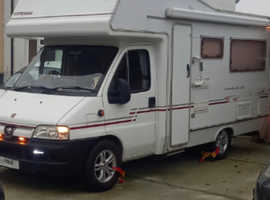 Peugeot boxer 4 berth motorhome
