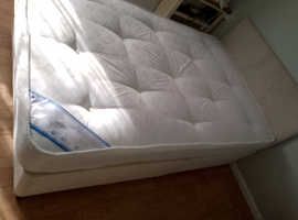 4' divan bed headboard and new mattress
