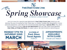 Fred. Olsen Cruise Lines' Spring Showcase