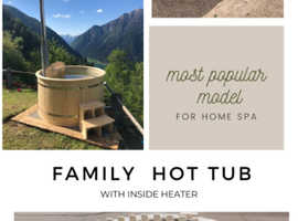 160cm Plastic PP Hottub with inside heater