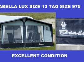 Caravan Awning Isabella Lux Tag Size 975 Size 13 ALL WEATHER