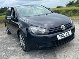 Volkswagen Golf, 2010 (10) black hatchback, Manual Diesel, 99,000 miles