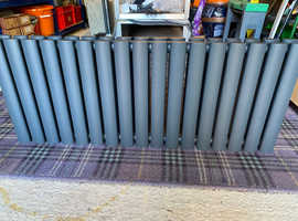 Milano Aruba Anthracite Horizontal Designer Radiator.