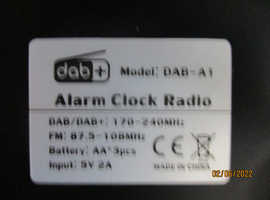 DAB radio/clock/alarm