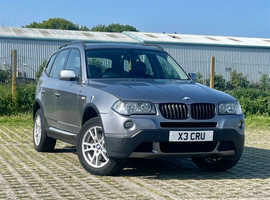 BMW X3, 2008 (08) Grey Estate, Manual Diesel, 171,896 miles, NEW MOT.