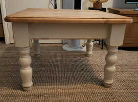 Retro solid pine coffee table