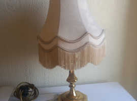 Brass table lamp