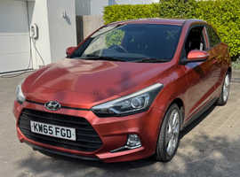 Hyundai i20, 2015 (65) Orange Coupe, Manual Petrol, 44,249 miles