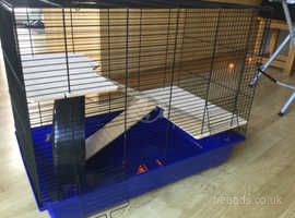 Large hamster or rodent cage plus running wheel