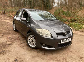 Toyota Auris, 2007 (07) Grey Hatchback, Manual Petrol, 58,032 miles