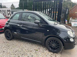 Fiat 500, 2011 (61) Black Hatchback, Manual Petrol, 44,964 miles
