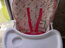 My babiie Unicorn highchair