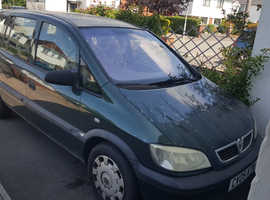 Vauxhall Zafira, 2005 (05) Green MPV, Manual Petrol, 107,363 miles