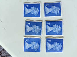 Collection of postage stamps.