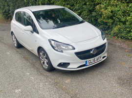 Vauxhall Corsa, 2015 (15) White Hatchback, Manual Petrol, 44,000 miles