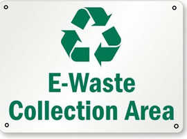 E waste dont bin it recycle it