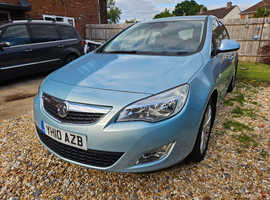 Vauxhall Astra, 2010 (10) Blue Hatchback, Manual Petrol, 71,925 miles