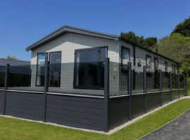 Lovely 3 bed new build caravan with double glazing, heating and veranda