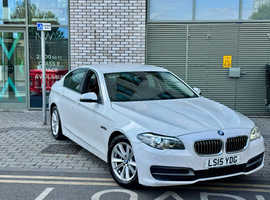 BMW 5 Series, 2015 (15) White Saloon, Automatic Diesel, 163,029 miles