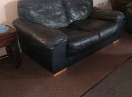 2 seater leather sofa