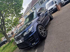 Land Rover Range Rover Sport, 2014 (64) Blue Estate, Automatic Diesel, 75,767 miles
