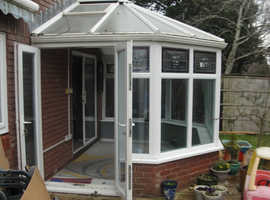 large UPVC Conservatory - New Milton. FREE. 13ft x 8ft. Electric Openers. Double Doors