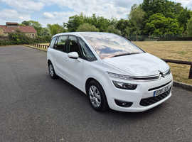 Citroen C4 Picasso, 2016 (16) White MPV, Manual Diesel, 96,000 miles