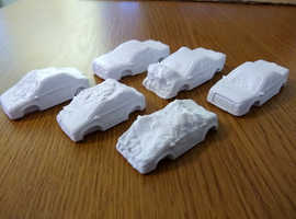 OO / HO Gauge Scrap / junk cars 1:76 Scale for Model Railway or diorama 6 pack