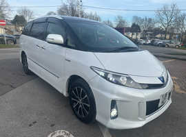 Toyota Estima, 2016 (16) White MPV, Automatic Petrol Hybrid, 96,000 miles