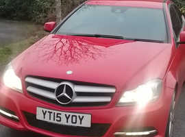 Mercedes C CLASS, 2015 (15) Red Coupe, Automatic Diesel, 113,861 miles