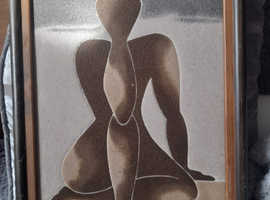 Art Sand Picture Of A Woman
