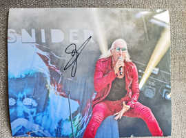 Genuine, Signed, 10"x8" Photo, Dee Snider (Singer - Twisted Sister) Plus COA