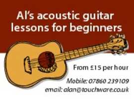 Als mobile Guitar lessons for beginners