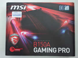 MSI B150A Gaming Pro motherboard, Intel LGA 1151 with original box