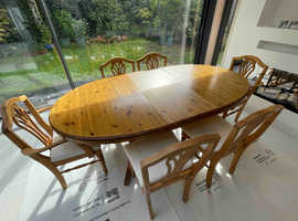 FREE : DUCAL Table and 6 Chairs : ZERO Price