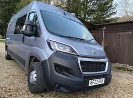 Campervan. Peugeot Boxer. New professional conversion