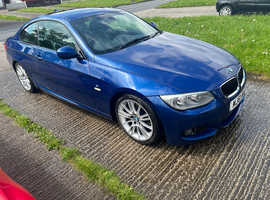 BMW 3 Series, 2011 (61) Blue Coupe, Manual Diesel, 86,600 miles